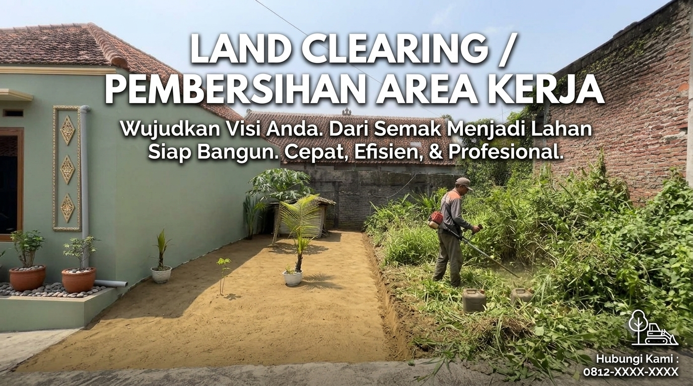 Analisa Harga Satuan Pekerjaan Pembersihan Area Kerja - Land Clearing